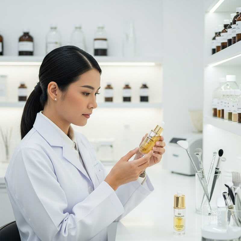 โรงงานผลิตเซรั่มโสมดำทองคำสำหรับสร้างแบรนด์พรีเมียม