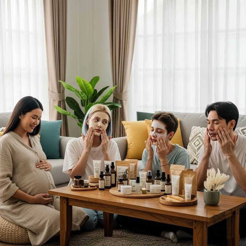 กลุ่มผู้ใช้ที่เหมาะกับสกินแคร์สูตรออร์แกนิก