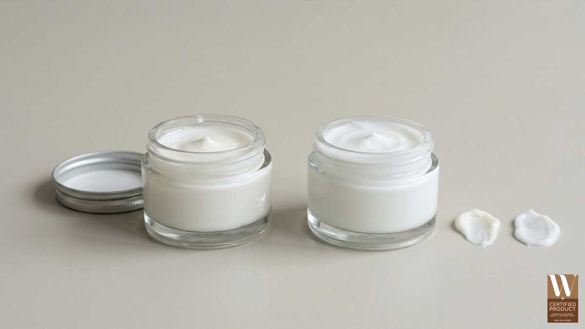 ครีมทั่วไป vs ครีมปลอดแอลกอฮอล์