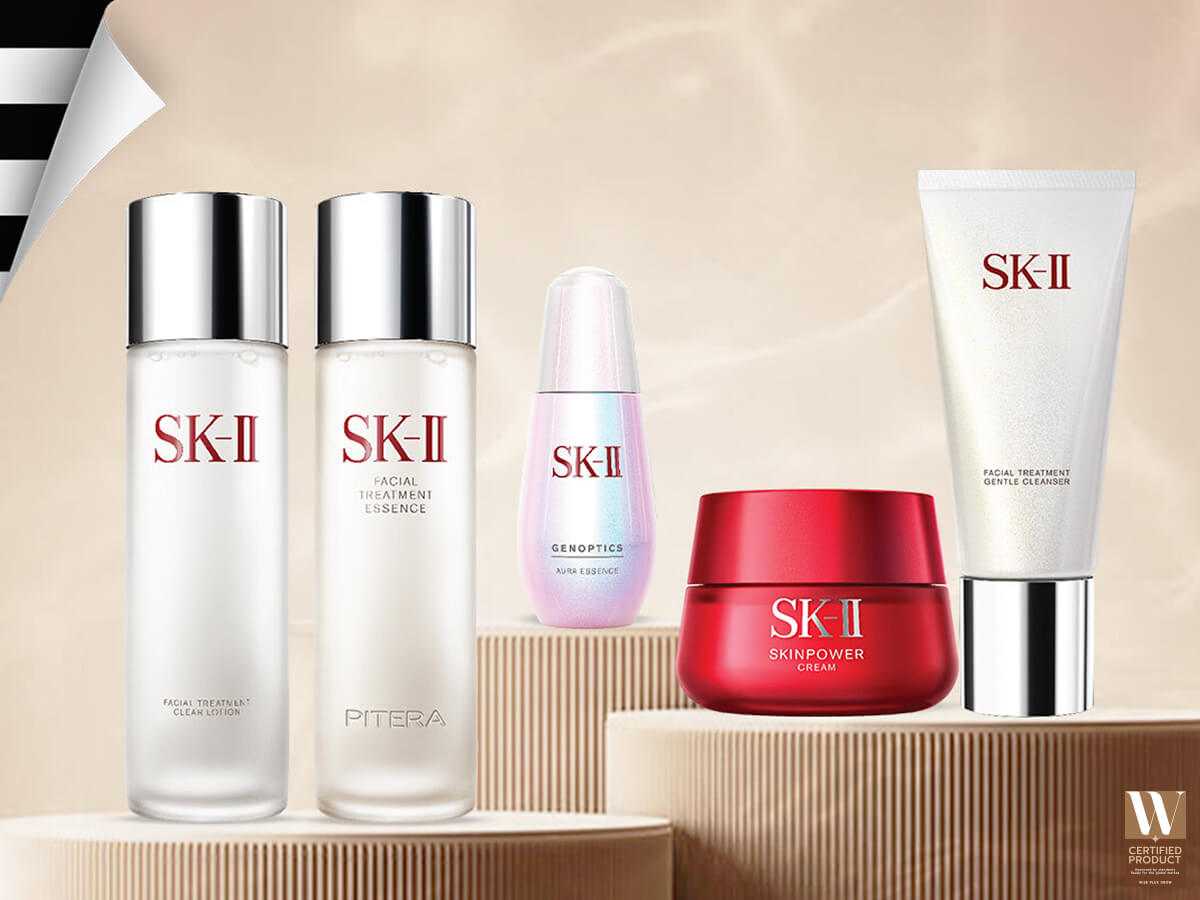 แบรนด์สกินแคร์ญี่ปุ่น SK-II ที่ขึ้นชื่อเรื่องผิวกระจ่างใสด้วยพิเทร่า