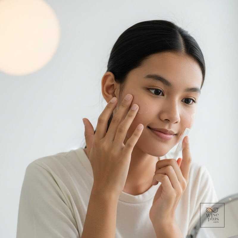 วัยรุ่นใช้สกินแคร์อย่างระมัดระวังเมื่อมีส่วนผสมเข้มข้น