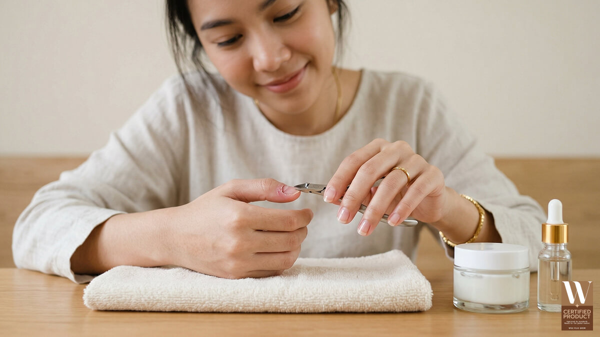 วิธีดูแลจมูกเล็บฉีกอย่างอ่อนโยน