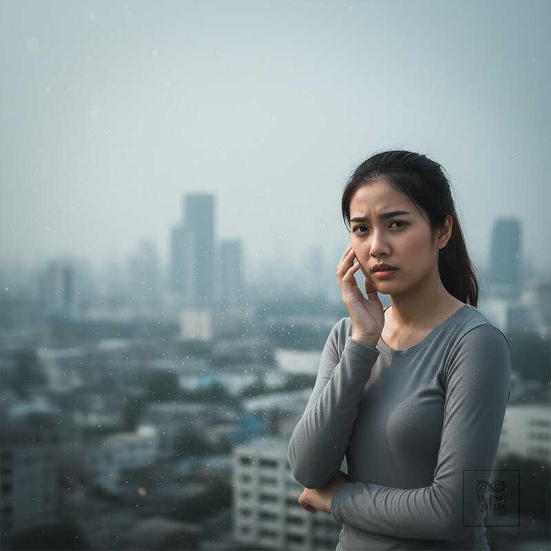 กลไกฝุ่น PM2.5 ทำลายคอลลาเจนและเกราะผิว