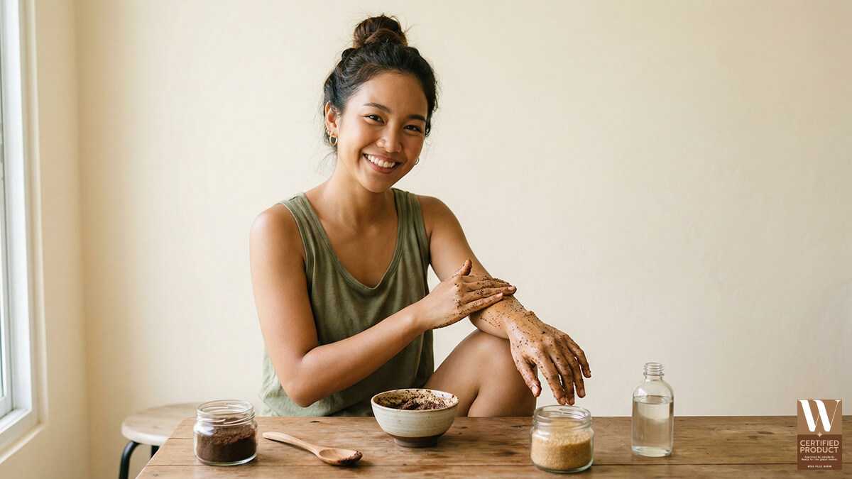 สูตรสครับกาแฟง่ายๆ ทำเองได้ที่บ้าน