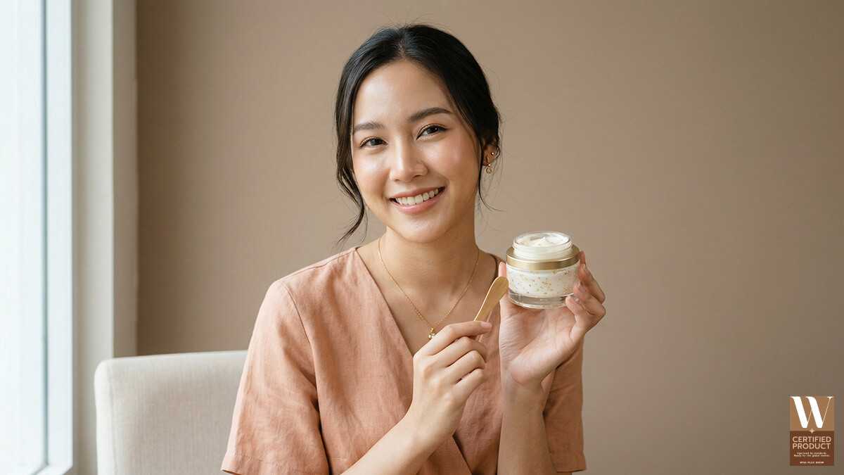 ทองคำในครีมบำรุงผิว