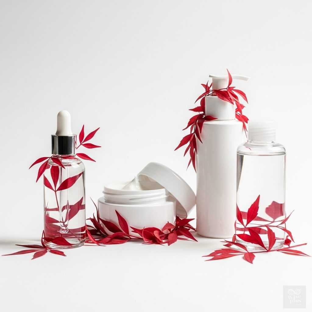 เซรั่มบำรุงผิวด้วยสารสกัดผักบุ้งแดง