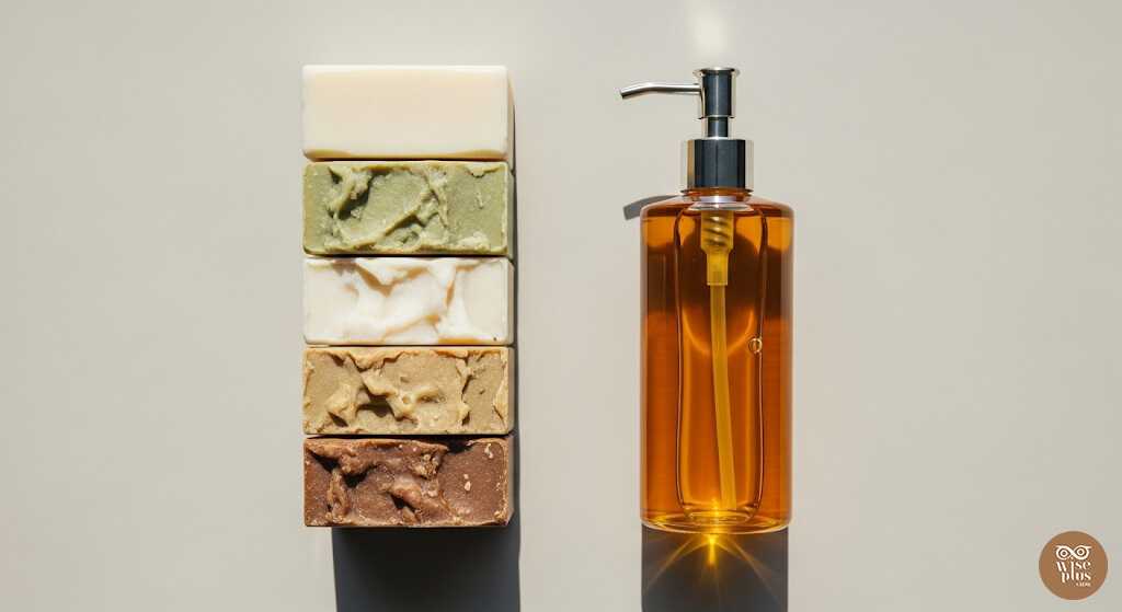 เปรียบเทียบสบู่ก้อนและสบู่เหลว เลือกแบบไหนดี