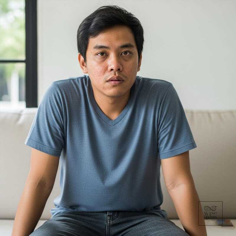 สิวจากการนอนน้อยในผู้ชายวัยทำงาน