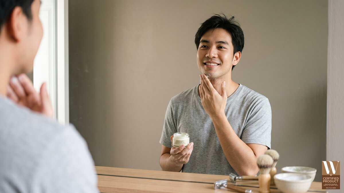 ครีมหลังโกนหนวดควรหลีกเลี่ยงแอลกอฮอล์