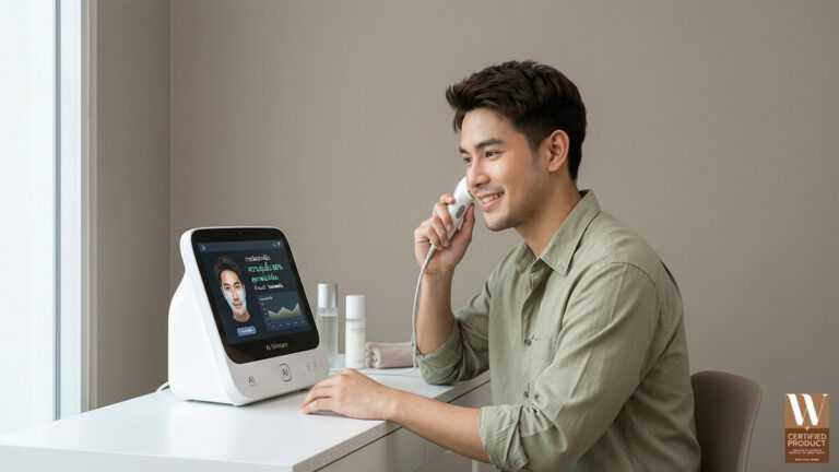 AI วิเคราะห์ผิวผู้ชายเพื่อการดูแลที่แม่นยำ