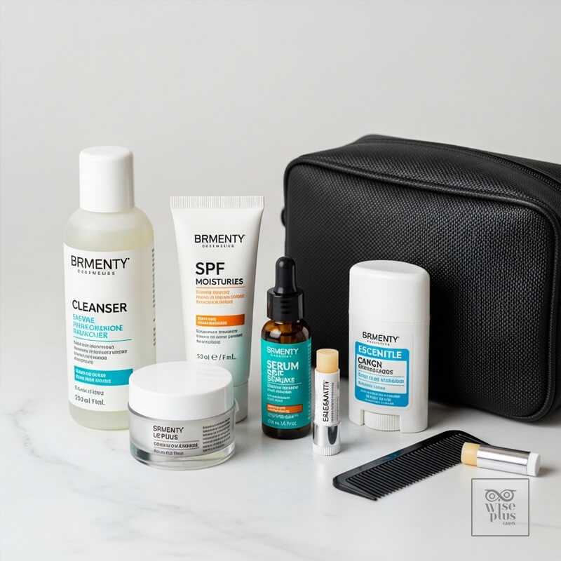 ผลิตภัณฑ์ดูแลผิวพื้นฐานสำหรับนักเดินทาง