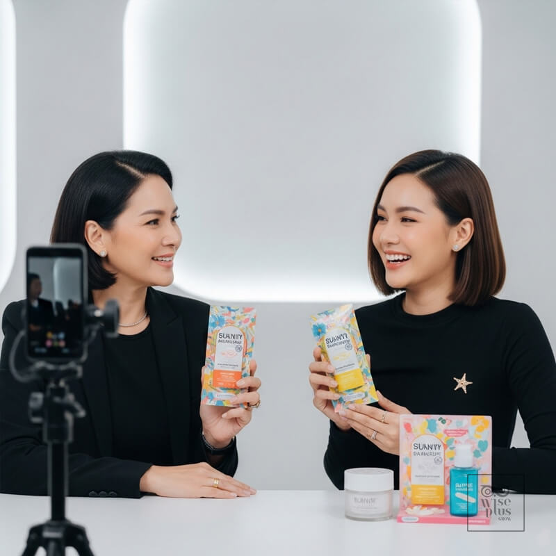 แบรนด์สกินแคร์ทำคอนเทนต์ร่วมกับอินฟลูเอนเซอร์ไทย