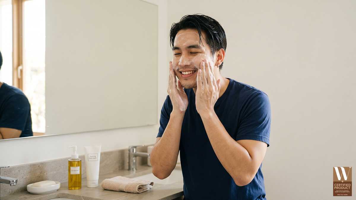 รูทีน Double Cleansing สำหรับผู้ชายแต่ละสภาพผิว
