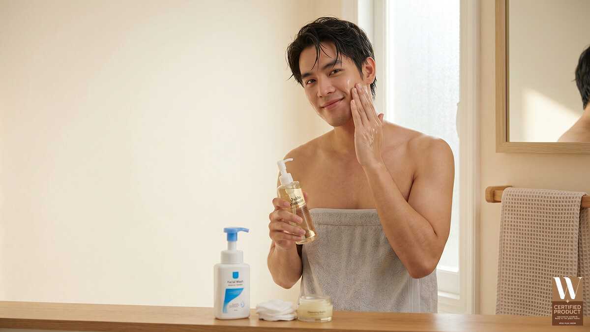 Double Cleansing คือการล้างหน้าสองขั้นตอน