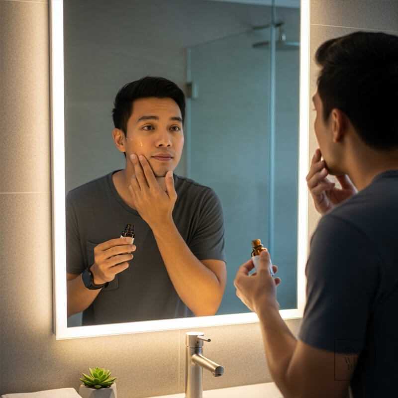 วิธีใช้เซรั่ม Exosomes สำหรับผู้ชาย