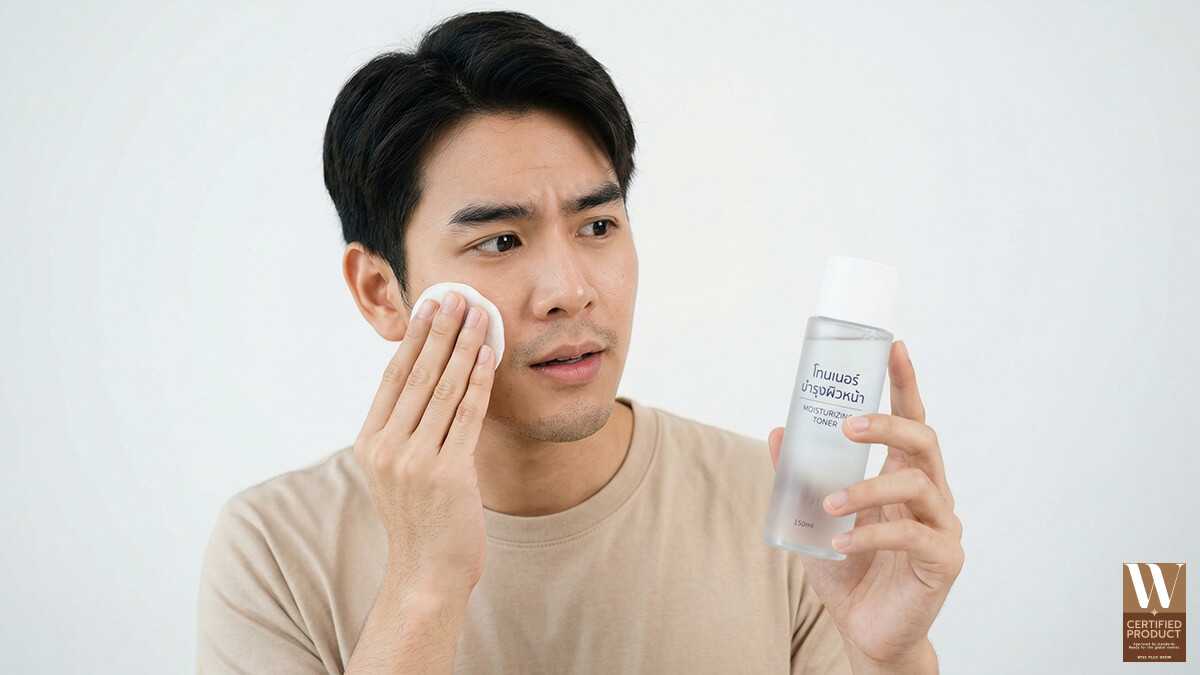 ทำไมผู้ชายควรใช้โทนเนอร์