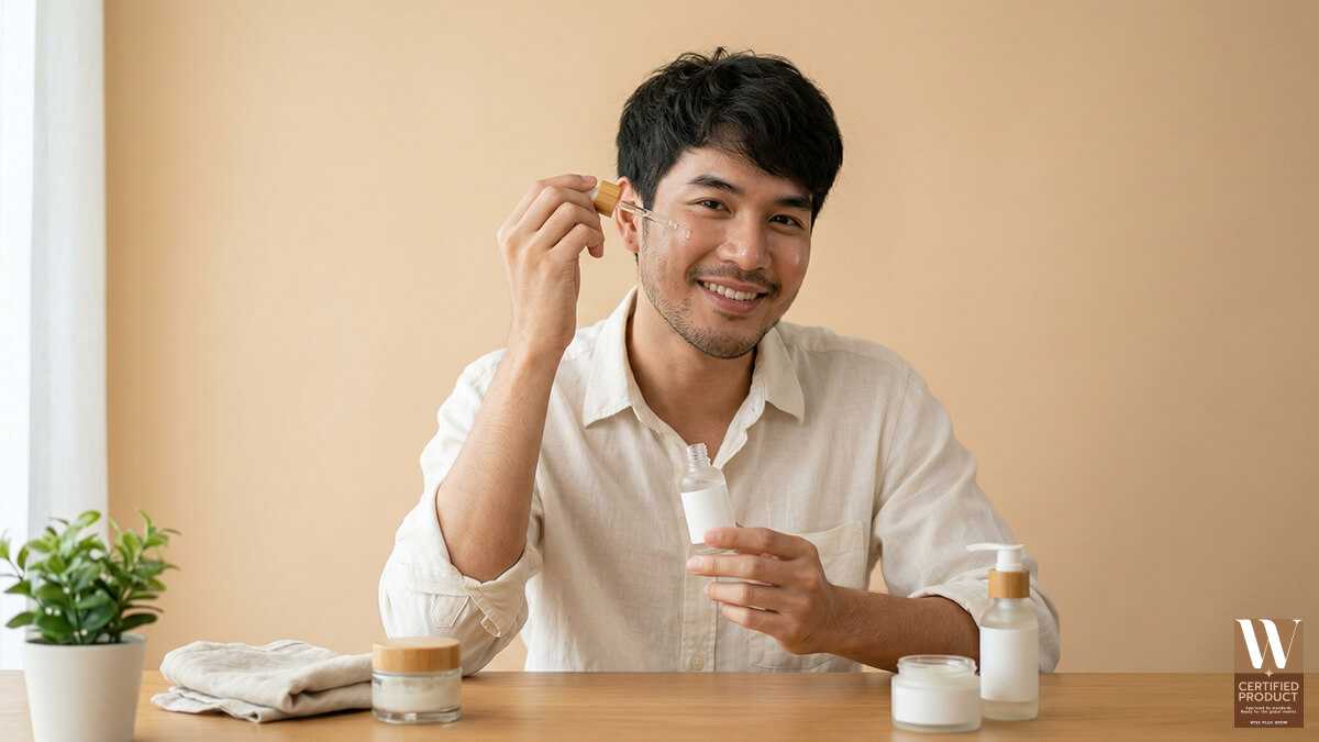 การสร้างแบรนด์สกินแคร์ Clean Beauty สำหรับผู้ชาย