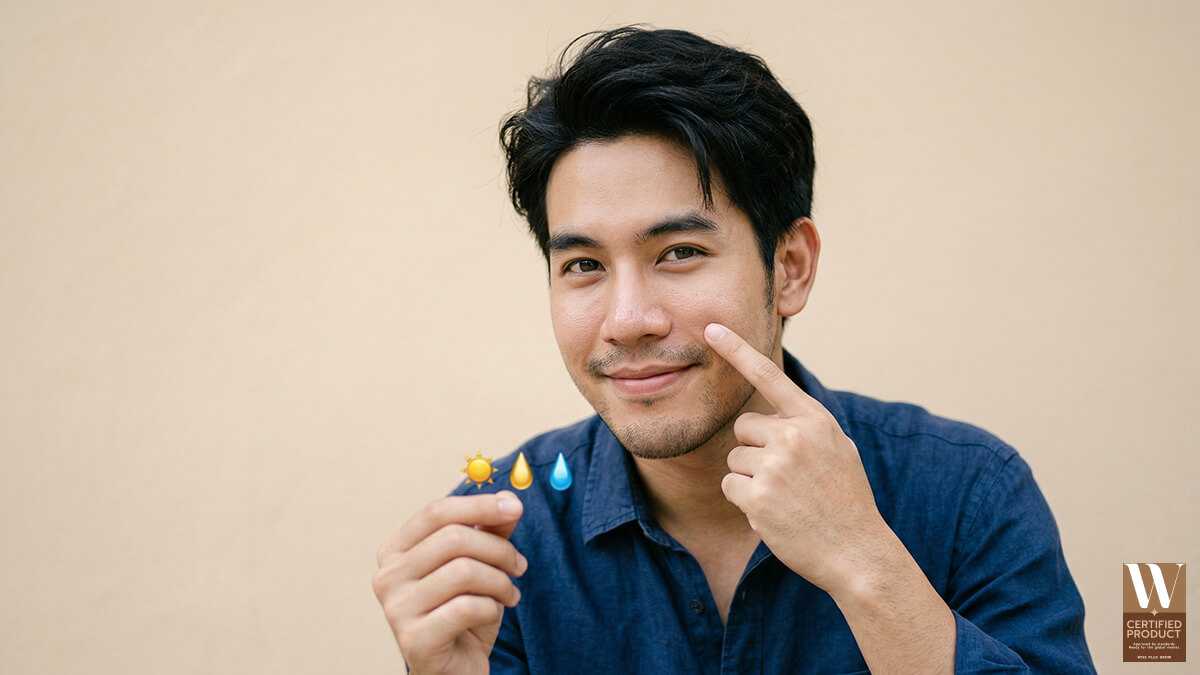 สาเหตุรูขุมขนกว้างในผู้ชาย