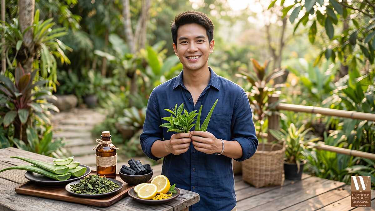 ส่วนผสมสกินแคร์ผู้ชายลดหน้ามัน