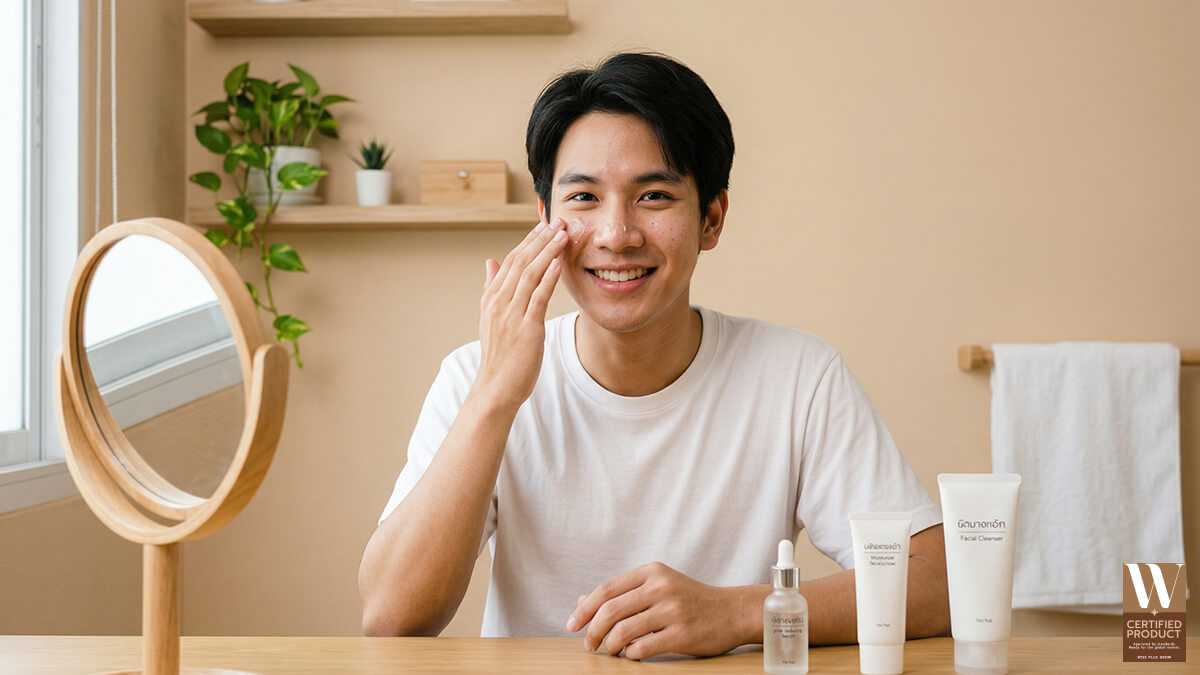 วิธีใช้สกินแคร์ลดรูขุมขนสำหรับผู้ชายอย่างถูกวิธี