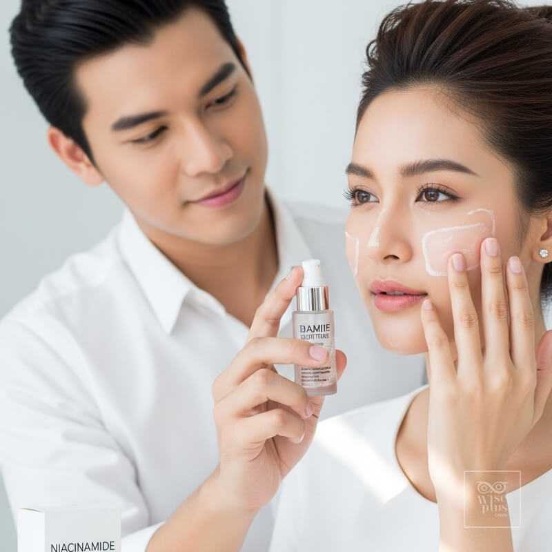 เซรั่มไนอะซินาไมด์และเปปไทด์สำหรับแบรนด์ OEM