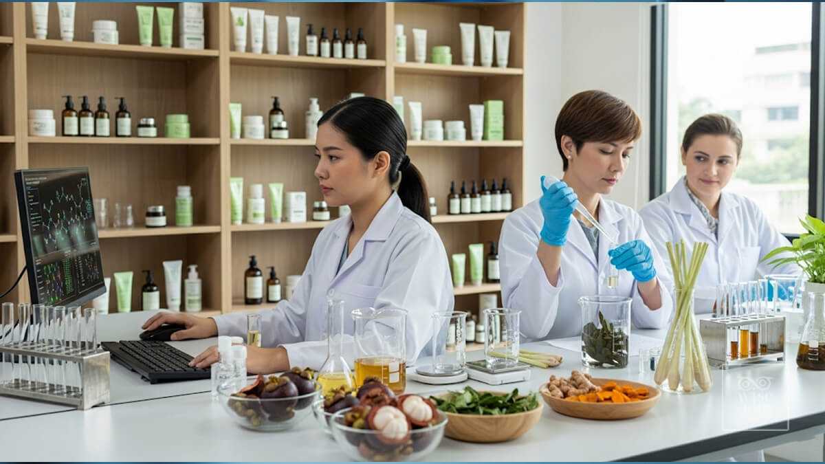 ทีมวิจัยพัฒนาสูตรสกินแคร์ Digital Detox กับโรงงาน OEM