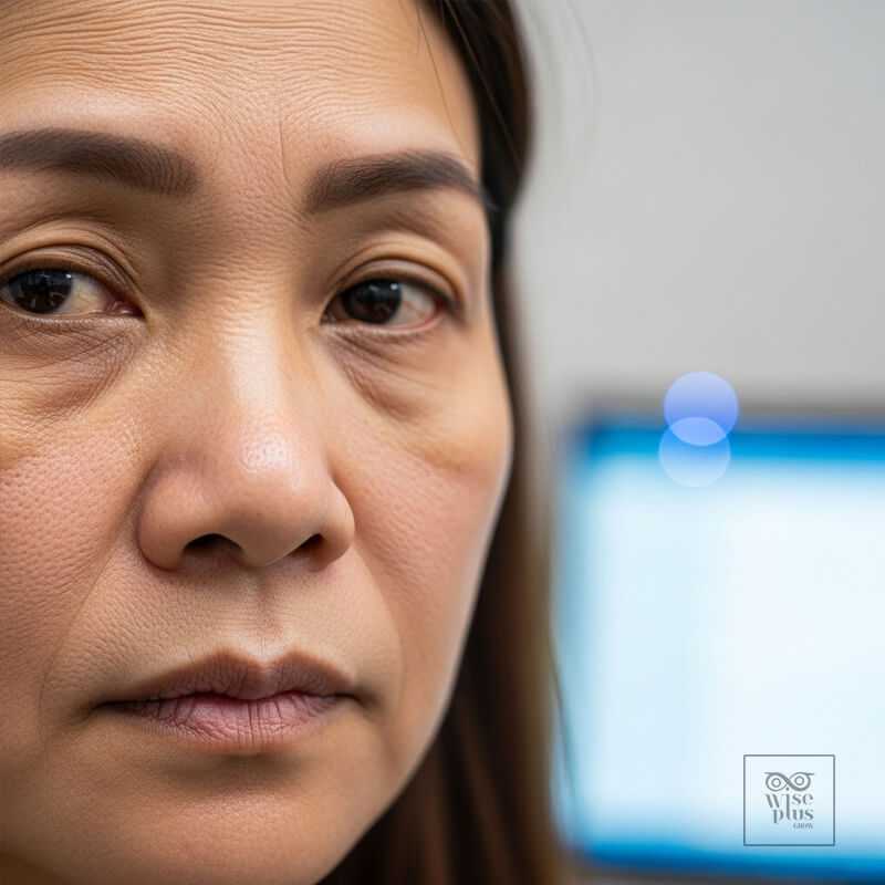 สภาพผิวที่เสื่อมจากการใช้หน้าจอดิจิทัลต่อเนื่อง