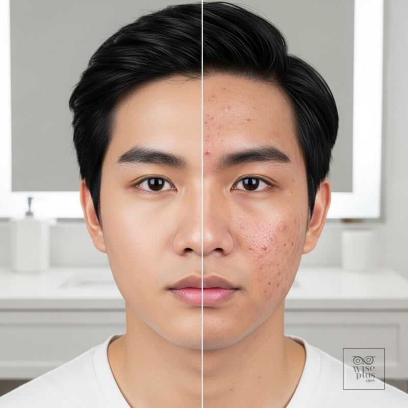 ปัญหาผิวที่เกิดจากการแต่งหน้าในผู้ชาย