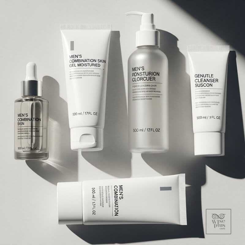 ผลิตภัณฑ์ดูแลผิวสำหรับผู้ชายผิวผสม