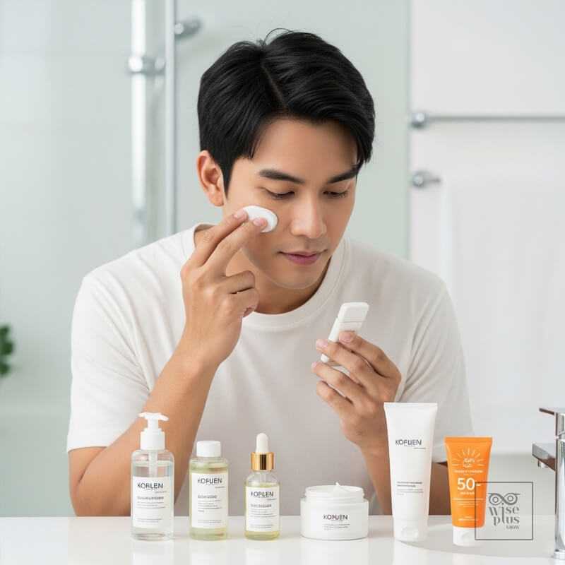 รูทีนสกินแคร์ผู้ชายผิวหมองคล้ำ