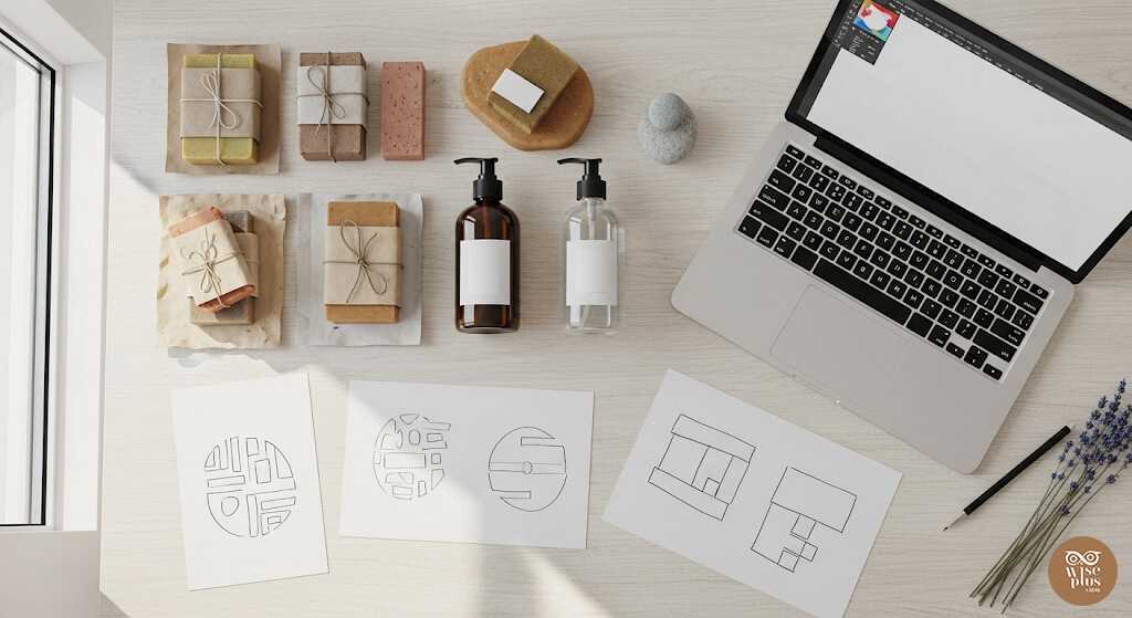 การออกแบบบรรจุภัณฑ์และสร้างแบรนด์สบู่ธรรมชาติ