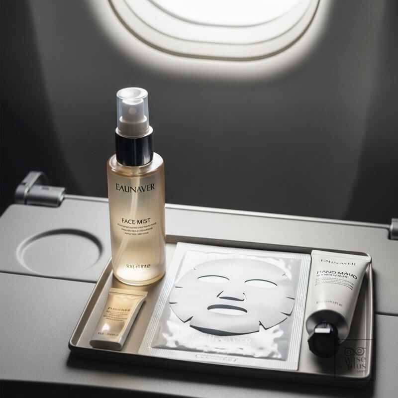 ผลิตภัณฑ์ดูแลผิวเฉพาะทางระหว่างเดินทางด้วยเครื่องบิน