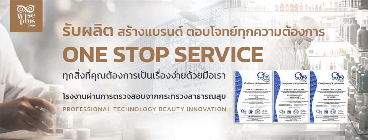 WISE PLUS GROW: โรงงานรับผลิตครีม OEM สร้างแบรนด์สกินแคร์ครบวงจร