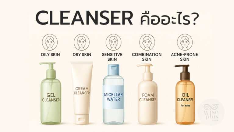 Cleanser คืออะไร วิธีทำความสะอาดผิวหน้าให้ถูกวิธี