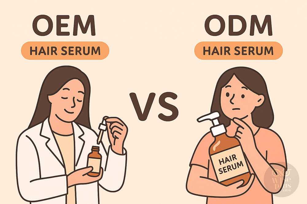 เปรียบเทียบ OEM กับ ODM เซรั่มผม