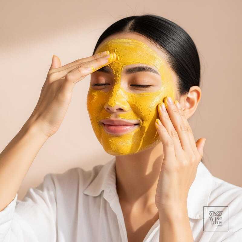 ผู้หญิงไทยผิวหน้ากระจ่างใสไร้สิวสัมผัสใบหน้าเบาๆ