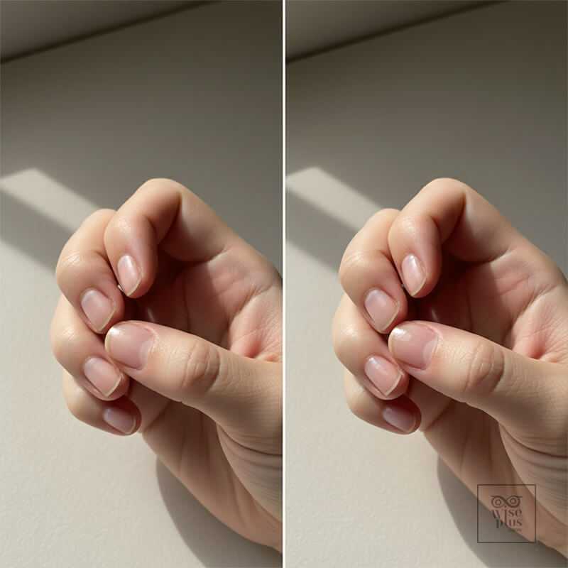 ความชุ่มชื้นและความเงางามของเล็บจากน้ำมันบำรุง