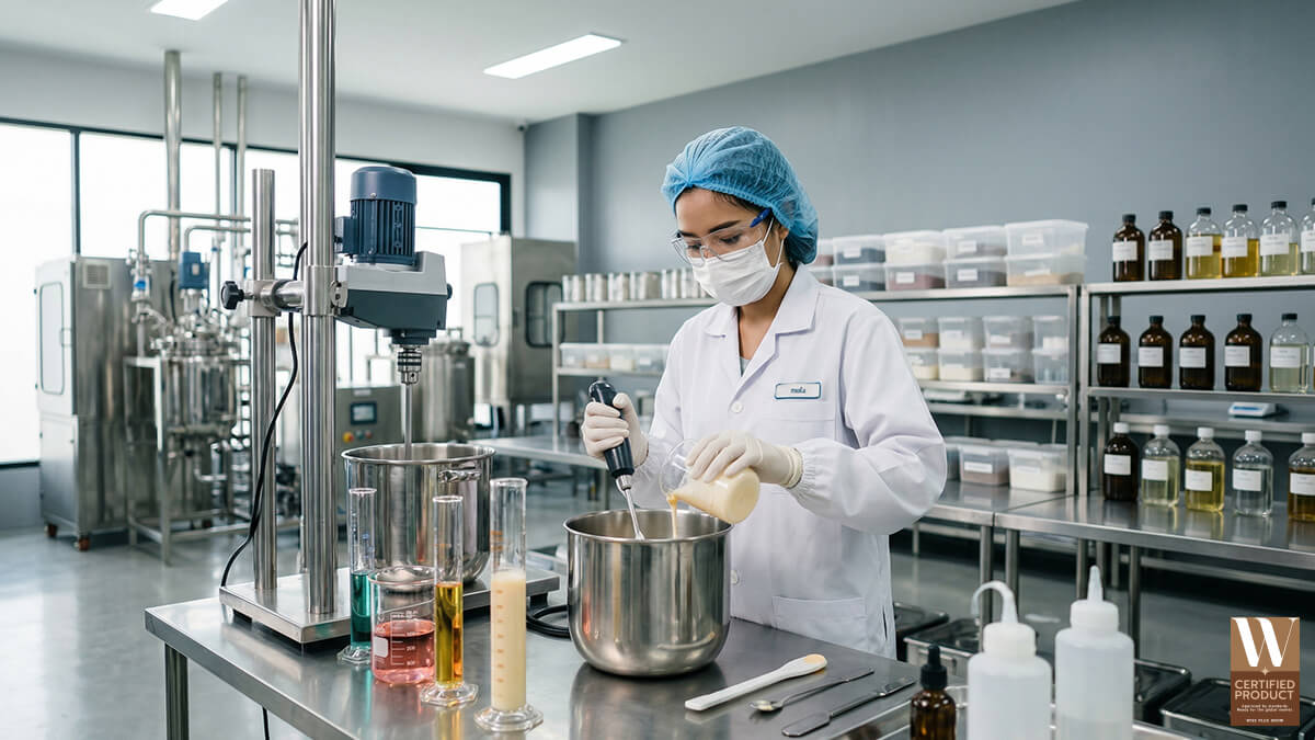 โรงงานผลิตครีมมาตรฐาน GMP