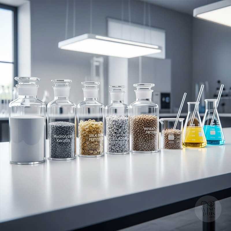 ส่วนผสมเคราตินและโปรตีนสำหรับสูตรเซรั่มบำรุงผม OEM