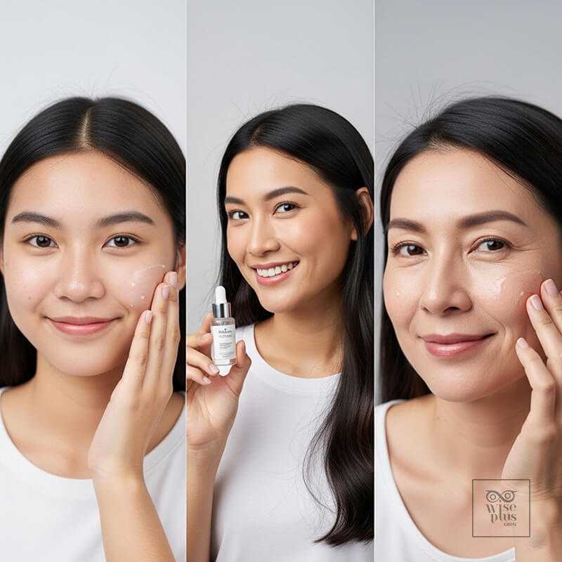 กลุ่มเป้าหมายของเซรั่ม OEM เช่น วัยรุ่น วัยทำงาน และวัย 35+