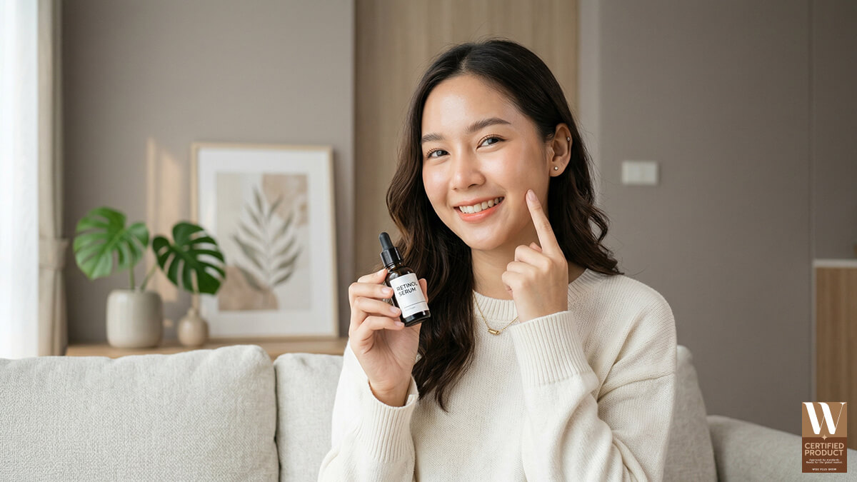 เรตินอล Retinol คืออะไร ช่วยลดริ้วรอย