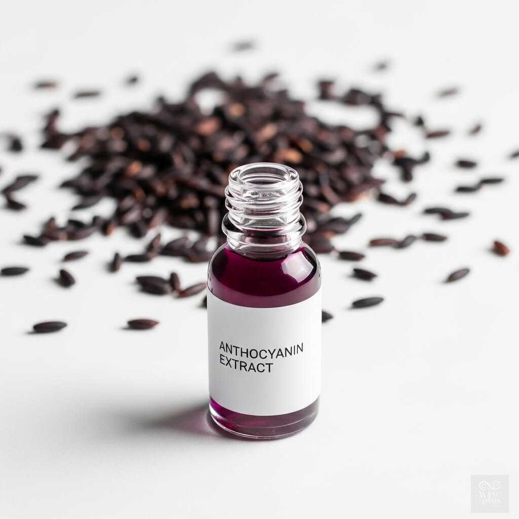 แอนโทไซยานินและโทโคฟีรอลในสารสกัดไรซ์เบอร์รี่