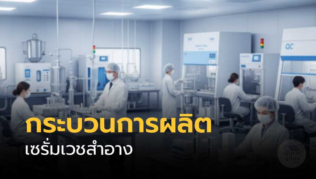 กระบวนการผลิต OEM เซรั่มเวชสำอางในห้องคลีนรูม