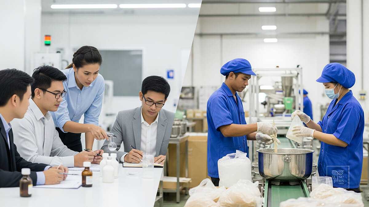 เปรียบเทียบโรงงาน OEM ที่มีทีมวิจัยกับโรงงานที่ไม่มี R&D