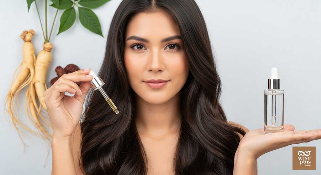 โสมสารสกัดบำรุงรากผมและเพิ่มความหนาแน่น