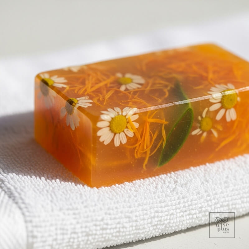 สบู่ส้มสูตรอ่อนโยนจากพืชธรรมชาติ