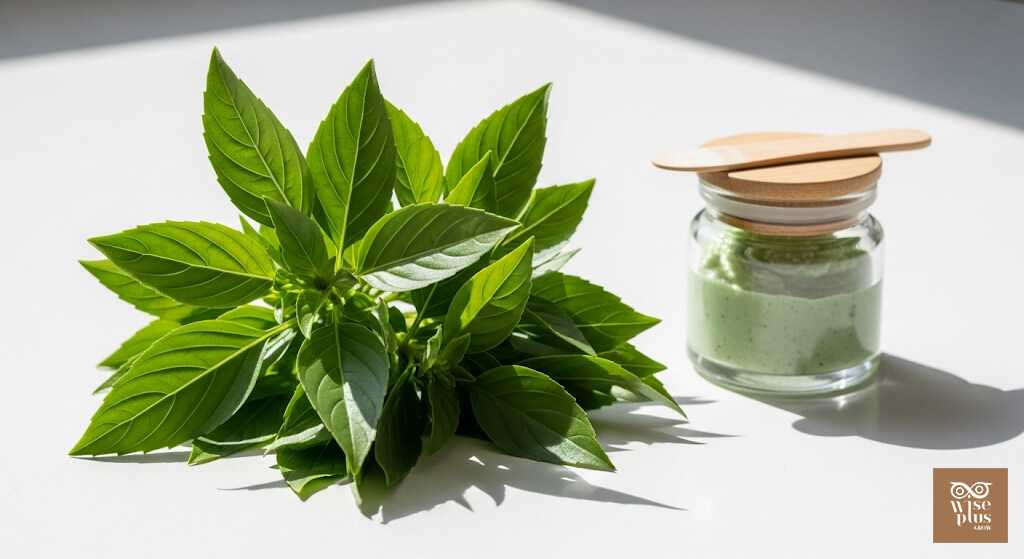 โหระพาสำหรับมาส์กผิว