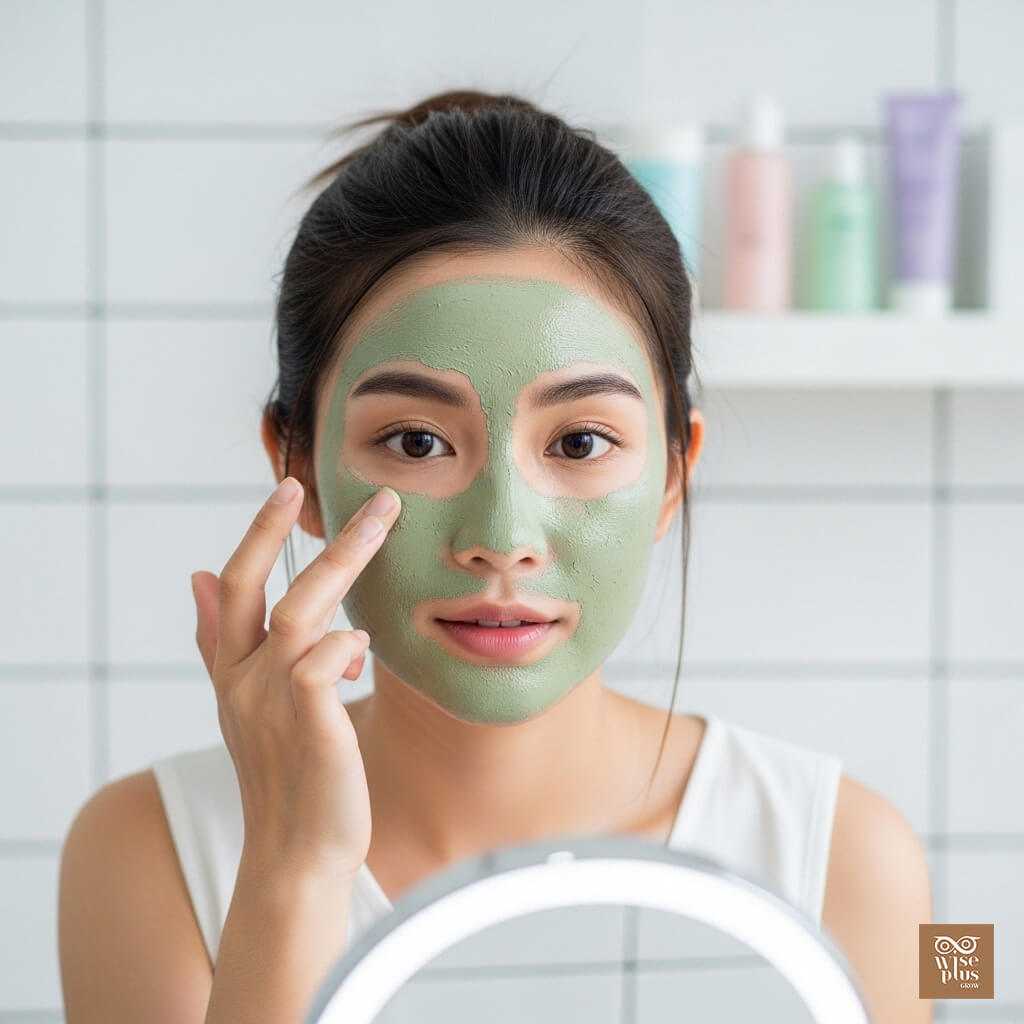 มาส์กโคลนลดสิวและควบคุมความมัน