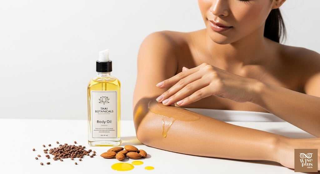 บอดี้ออยล์ออร์แกนิคสำหรับผิวแพ้ง่าย Body Oil Organic OEM Shopee TikTok