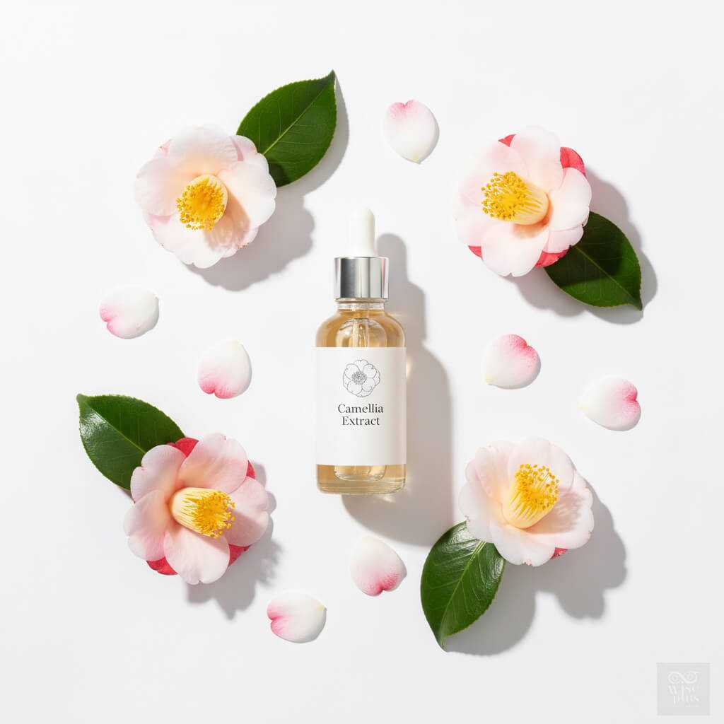 สารสำคัญโพลีฟีนอลและแอนโทไซยานินในดอกคามิเลีย